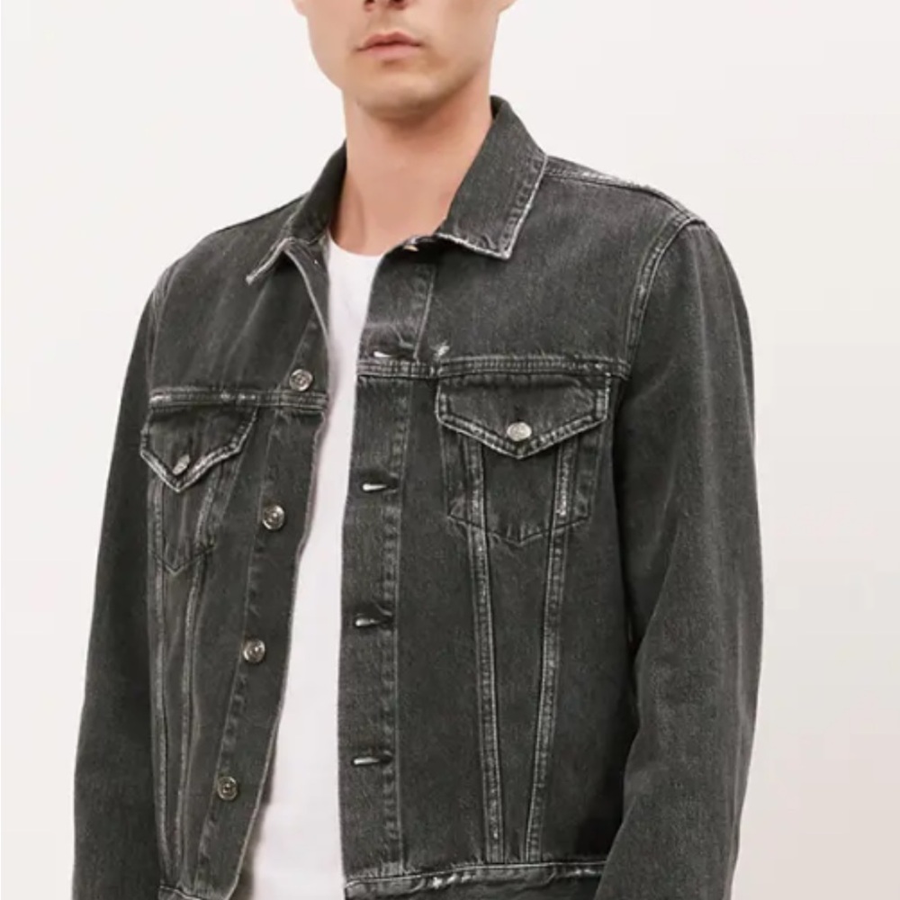Men's Black Denim Jacket Acme Studio - Picture 2 of 10